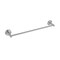 Kibi Circular Bathroom 18" Towel Bar - Brush Nickel KBA1407BN - alternate 1